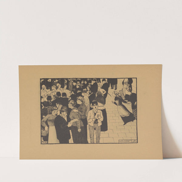 Les chanteurs (1894) by Félix Vallotton