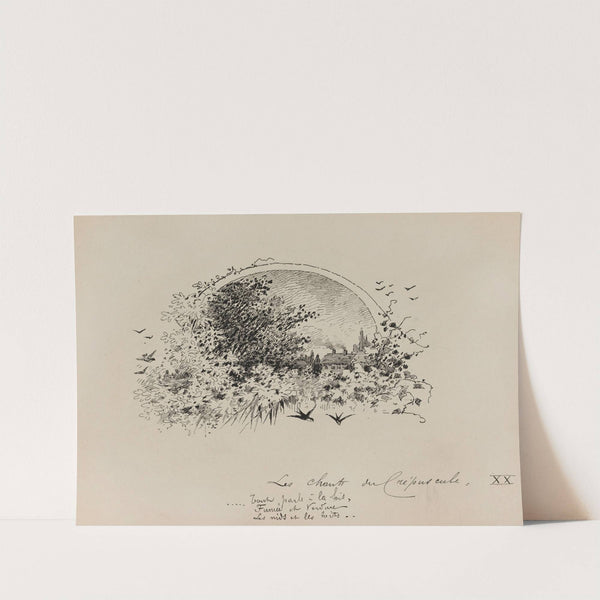 Les Chants du crépuscule (1882-1883) by Gustave Fraipont