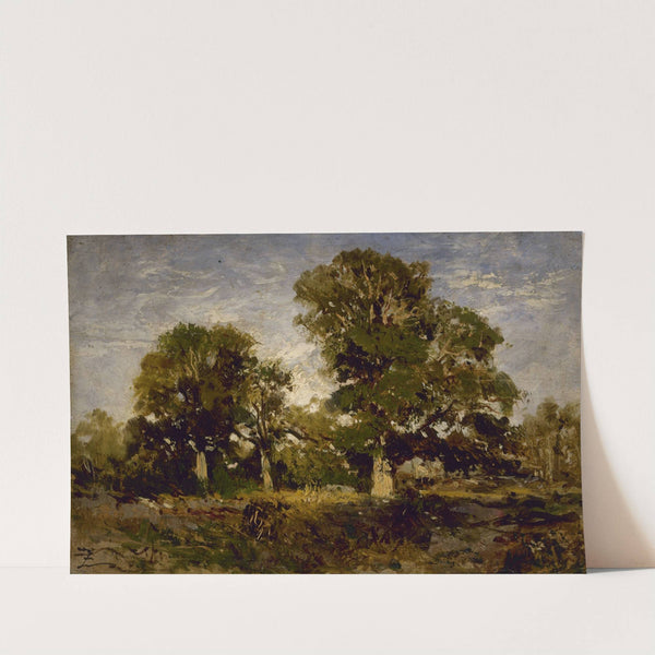 Les Chênes (1850-1860) by Félix Ziem