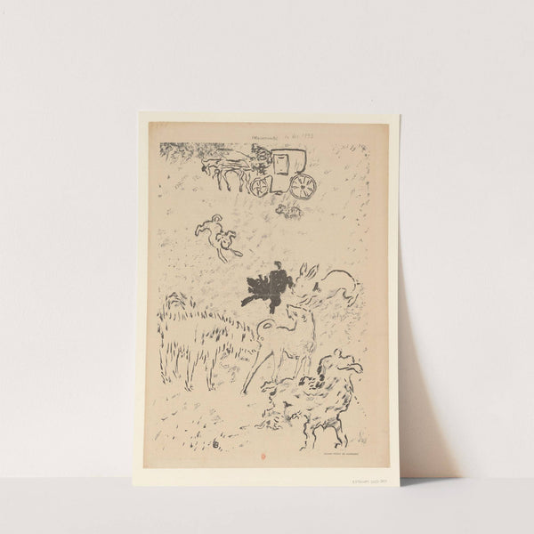 Les chiens (1893) by Pierre Bonnard