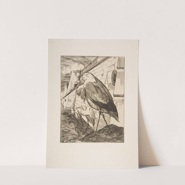 Les Cigognes (1870s) by Félix Bracquemond