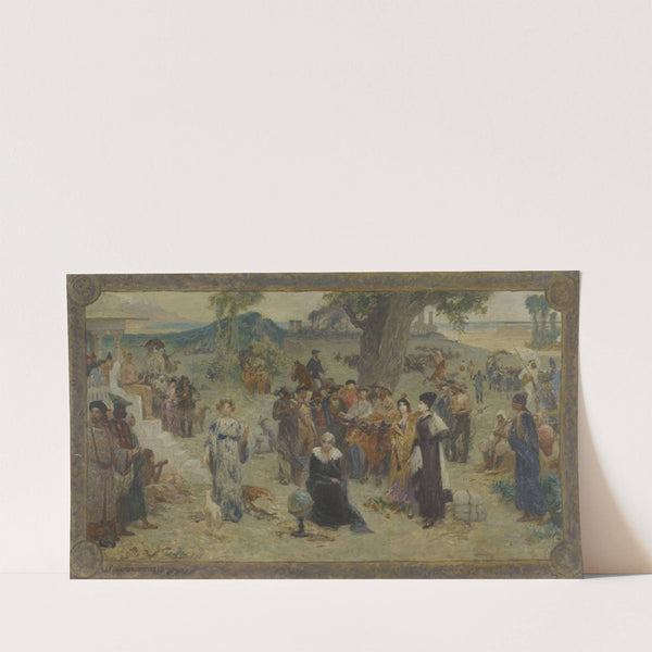 les cinq continents (1919) by Fernand Cormon