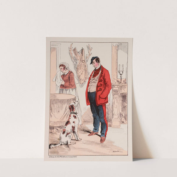 Les comestibles (1871) by Draner