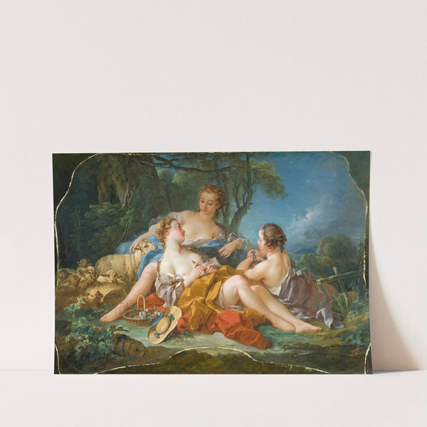 Les Confidences Pastorales (circa 1745) by François Boucher