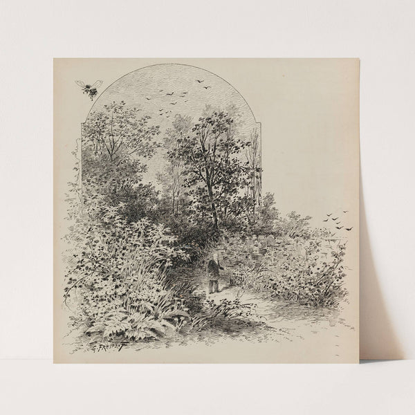 Les Contemplations (Oui, je suis le rêveur) (1882-1883) by Gustave Fraipont