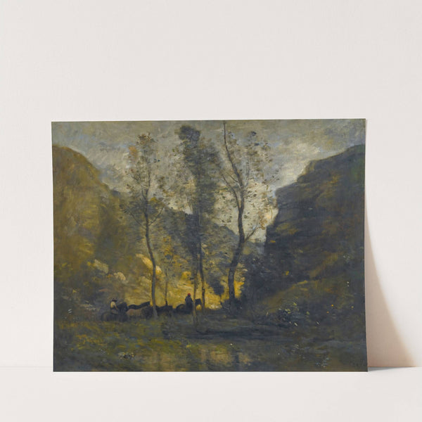 Les Contrebandiers by Jean-Baptiste-Camille Corot