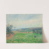 Les Coteaux De Gisors, Temps Gris (1885) by Camille Pissarro