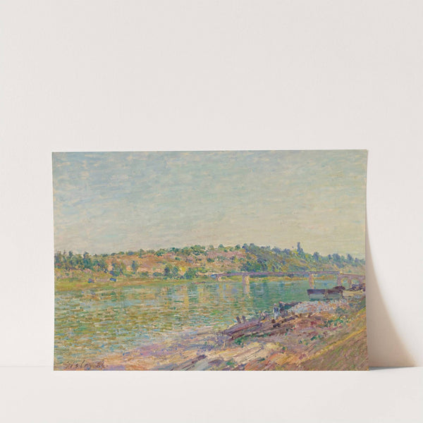 Les Coteaux De La Celle-Sous-Moret, Vus De Saint-Mammès (1884) by Alfred Sisley