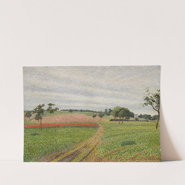 Les Coteaux de Thierceville, temps gris (1888) by Camille Pissarro