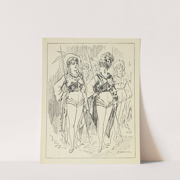 Les coulisses (1870-1879) by Alfred Grévin