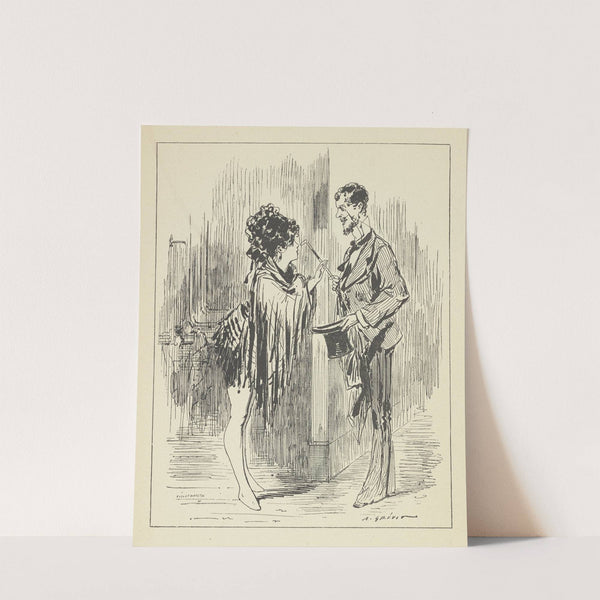 Les coulisses (1870-1879) by Alfred Grévin