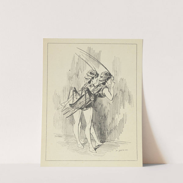 Les coulisses (1870-1879) by Alfred Grévin