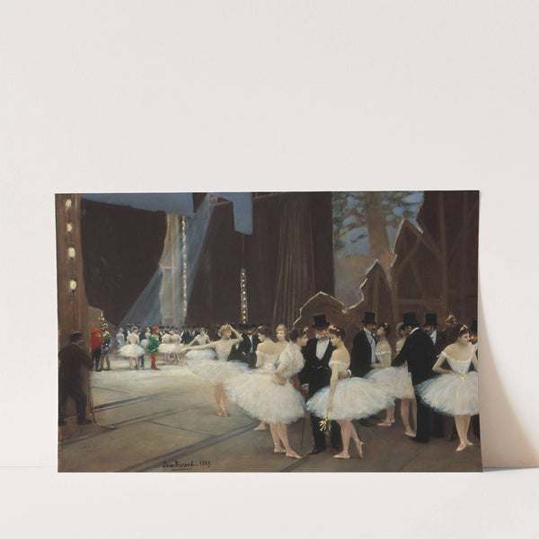 Les coulisses de l'Opéra de Paris by Jean Béraud