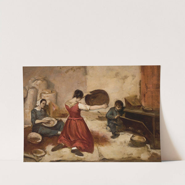 Les cribleuses de blé, esquisse (circa 1855) by Gustave Courbet