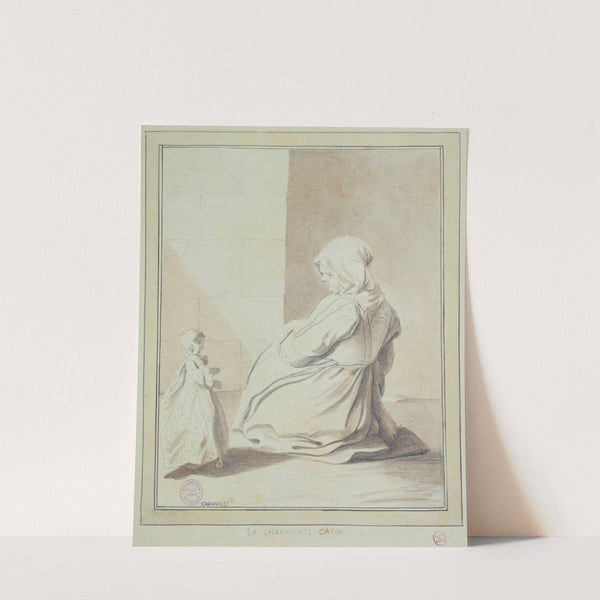 Les cris de Paris. La charmante Catin by Edmé Bouchardon