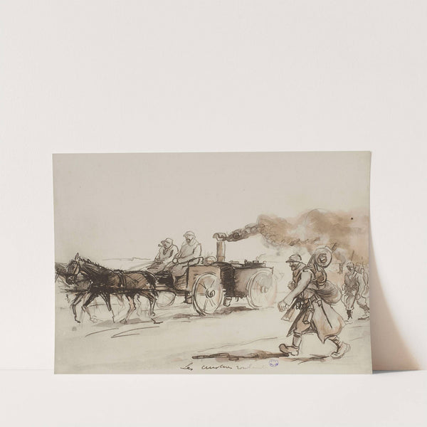 Les cuisines roulantes (1915-1916) by Georges Goursat (Sem)