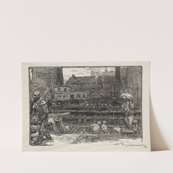 Les Déchargeurs de Plâtre (c. 1870–1918) by Auguste Louis Lepère