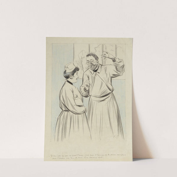 Les déguisés de l’hôpital (1905) by Fernand Louis Gottlob