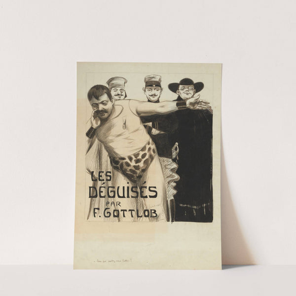 Les déguisés (1905) by Fernand Louis Gottlob