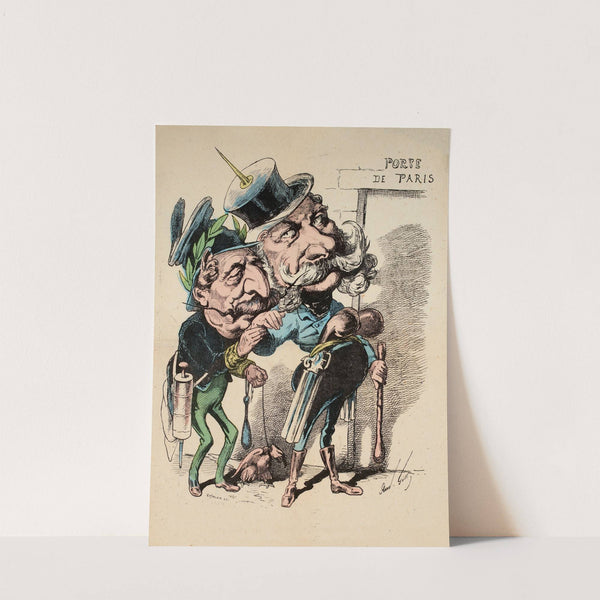 Les deux compères, par Gill. Bertrand. Robert-Macaire by André Gill