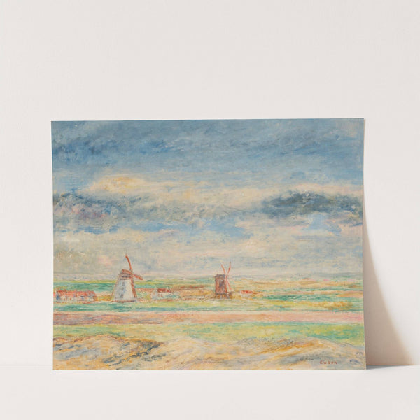 Les Deux moulins by James Ensor