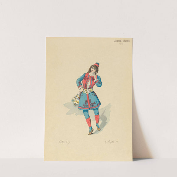 Les deux pigeons, Pepio by Paul Eugène Mesplès