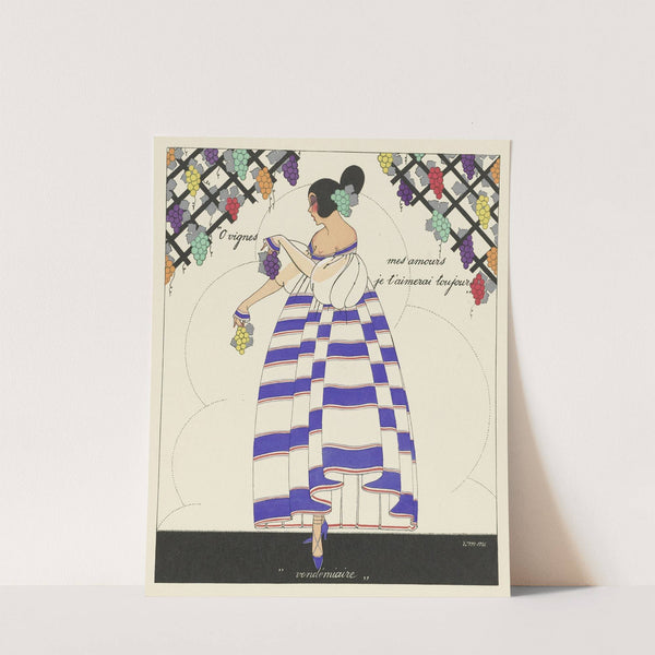 Les Douze Mois de l’Année; Vendémiaire (1919) by Marthe Romme