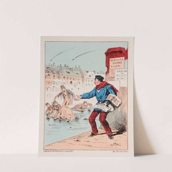 Les effets du bombardement. (1871) by Draner