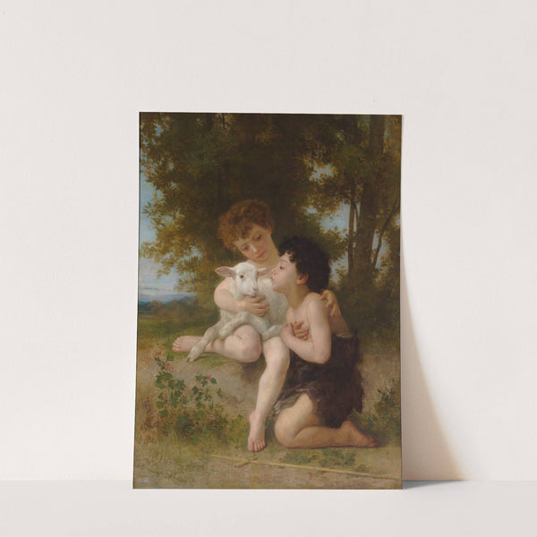 Les Enfants à L’Agneau (1879) by William Bouguereau