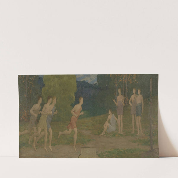 Les éphèbes (1892) by Alexandre Séon