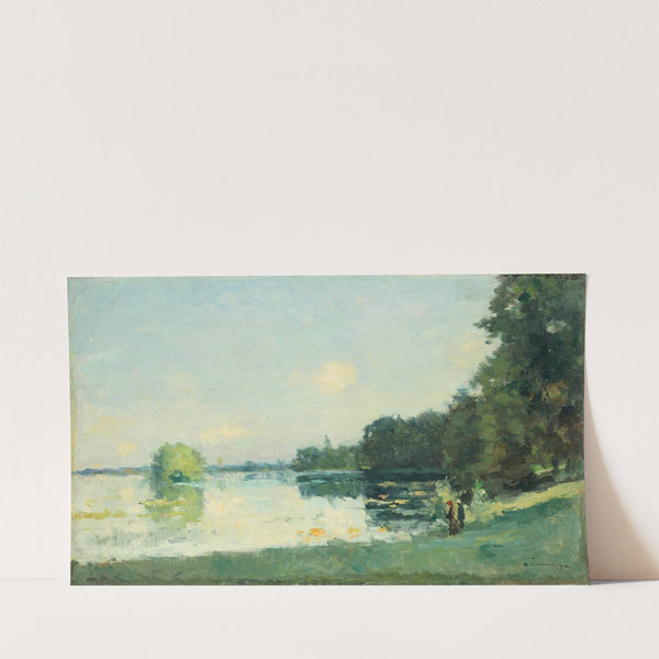 Les Étangs à Mortefontaine en automne (1894) by Albert Lebourg