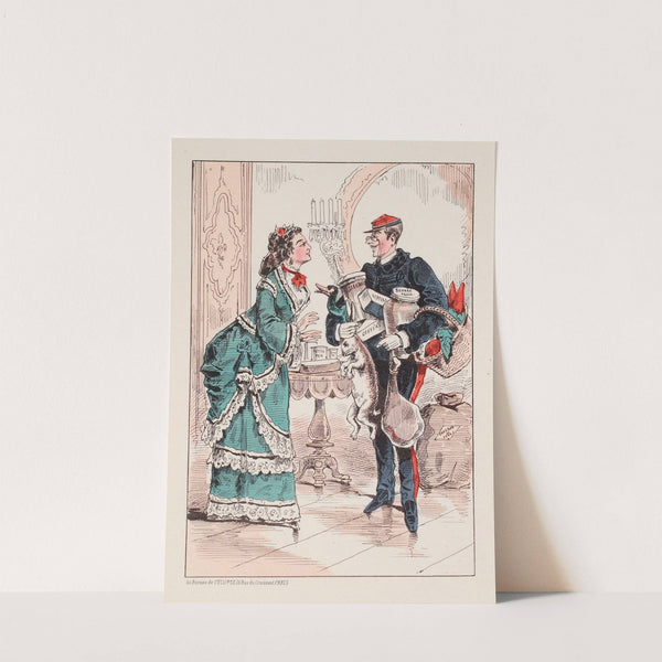 Les étrennes. (1871) by Draner