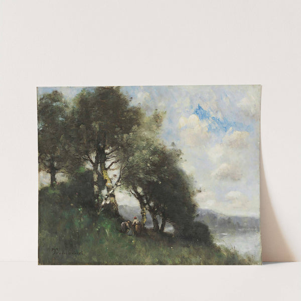 Les Fagoteuses Au Bord De L'eau by Paul Désiré Trouillebert