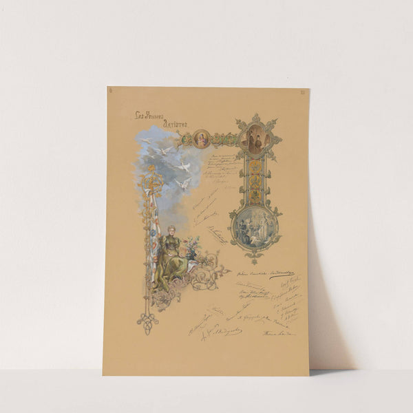 Les Femmes russes aux femmes de France Pl.13 (1894) by Elena Dmitrievna Polenova