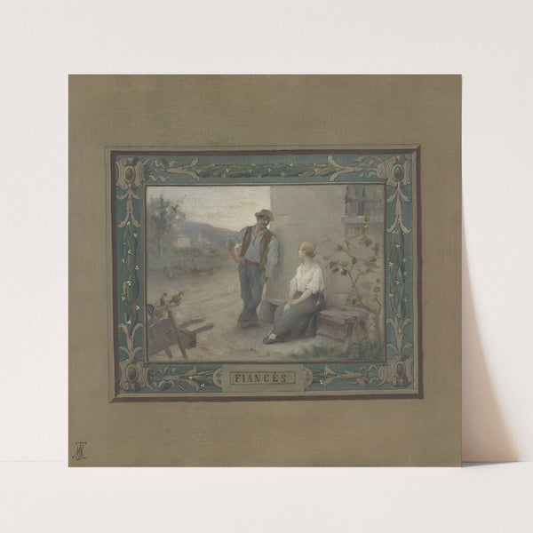 Les Fiancés (1889) by Henri Adrien Tanoux