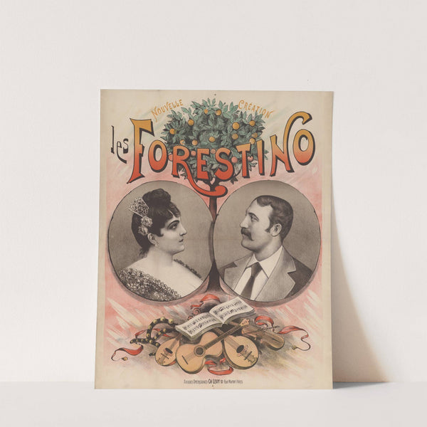 Les Forestino. duo de chanteurs (1888-1894) by Imp. Charles Lévy