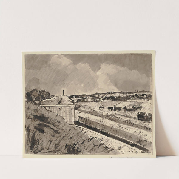 Les Fortification de Montrouge by Hermann Lismann