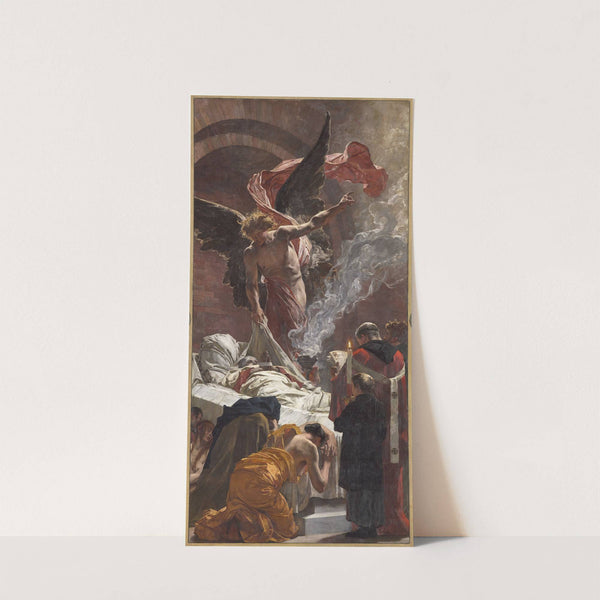 Les Funérailles de sainte Geneviève (1874-1885) by Jean-Paul Laurens