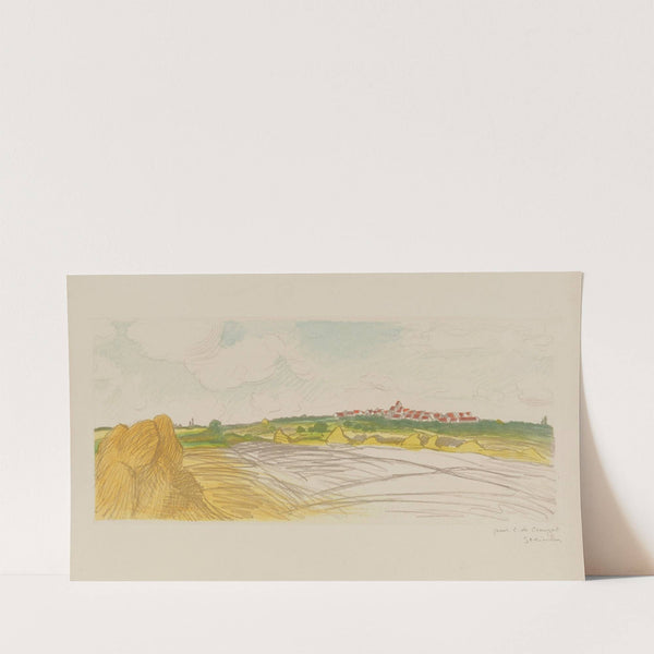 Les gerbes (1914) by Théophile Alexandre Steinlen