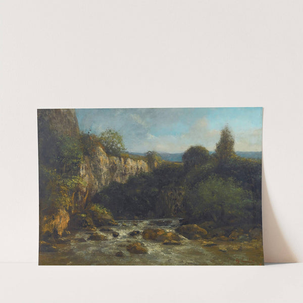 Les Gorges De La Loue by Gustave Courbet