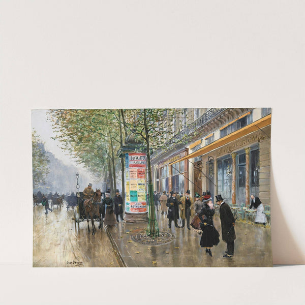 Les Grands Boulevards (Café Américain) by Jean Béraud