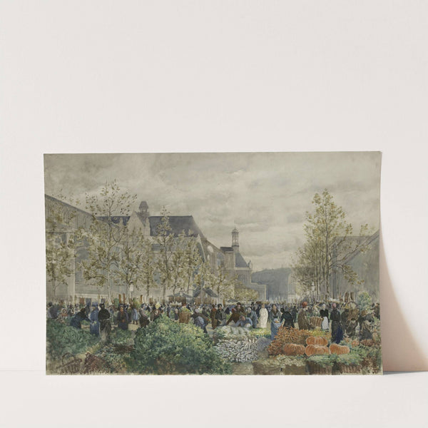 Les halles (1900) by Henri Laurent Mouren