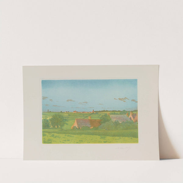 Les hauteurs de Crozon, Finistère (1898) by Charles-Louis Houdard
