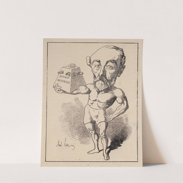 Les hommes du jour Dorian (1870) by André Gill