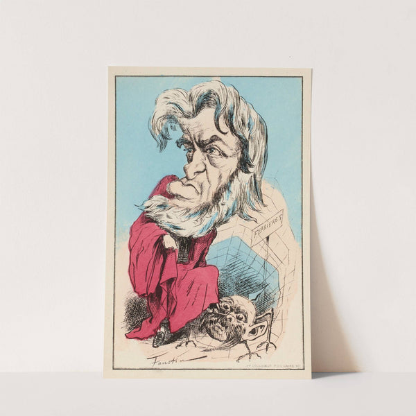 Les hommes du jour par Faustin. Jules Favre (1871) by Faustin Betbeder