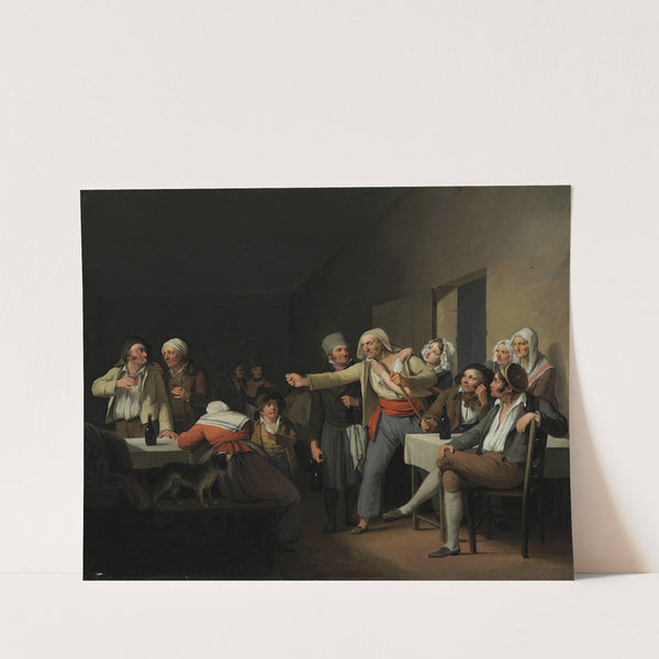 Les Hommes se disputent (1818) by Louis Léopold Boilly