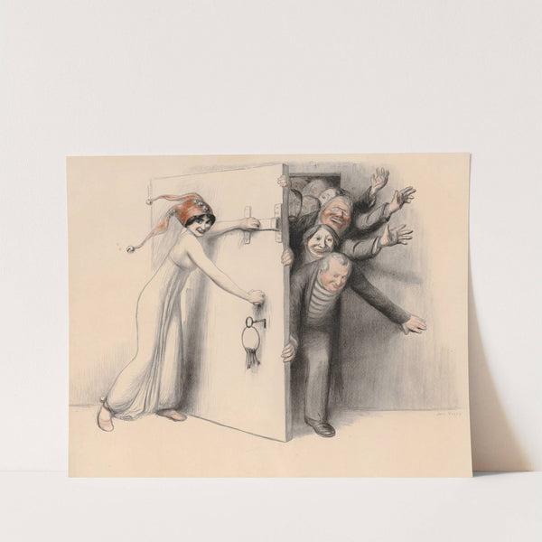 Les humoristes affiche avant la lettre pour la revue (1911) by Jean Veber