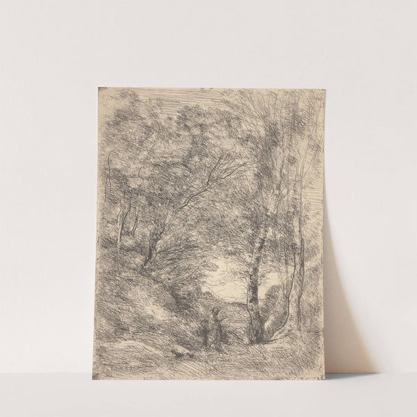 Les jardins d’Horace (The Gardens of Horace) (1855) by Jean-Baptiste-Camille Corot