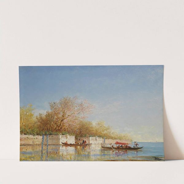 Les Jardins Francais by Félix Ziem