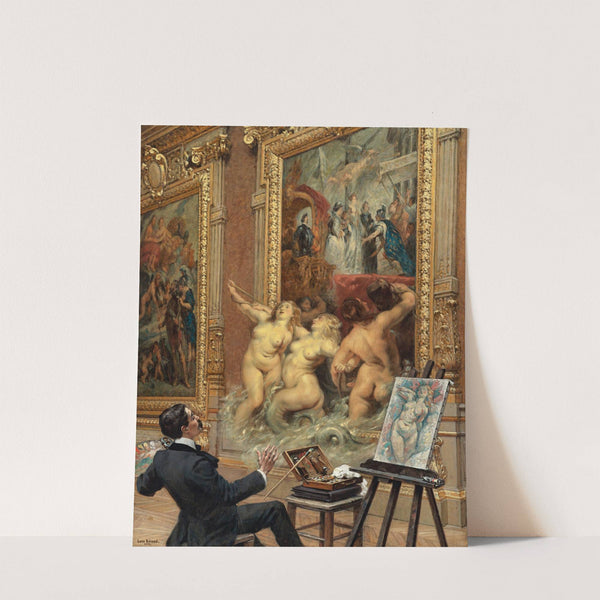 Les Joies De L’inondation (Dans La Galerie Médicis) (1910) by Louis Béroud